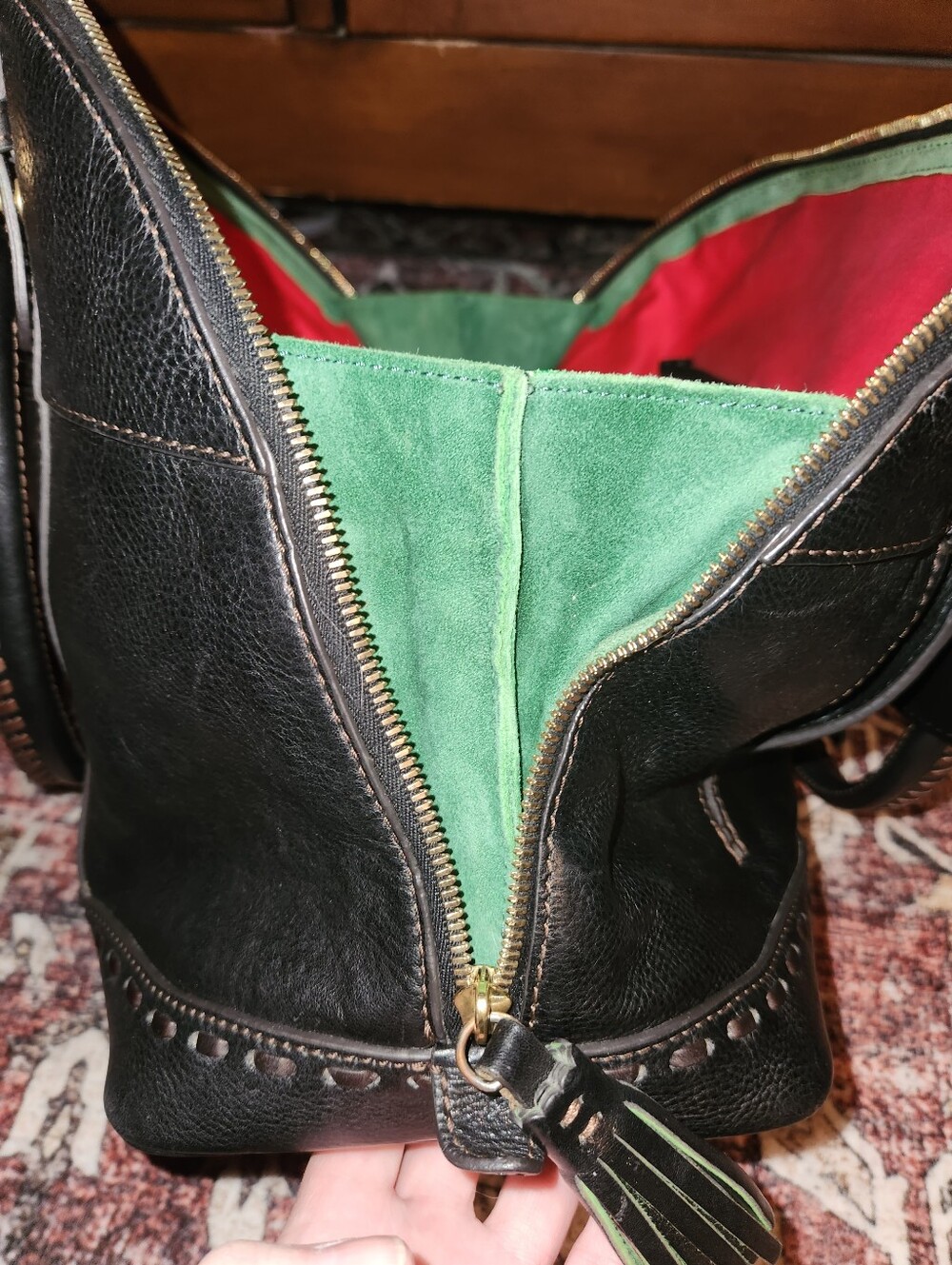 Dooney & Bourke Florentine Domed Large Front Pocket Satchel - Picture 9 of 13